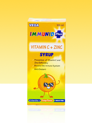 Immunid Vitamin C Syrup + Zinc